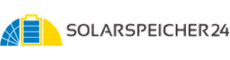 gelb-blaues Logo von Solarspeicher24