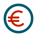 Preis Icon mit Euro-Zeichen