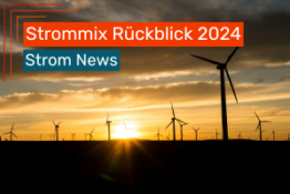 Strommix Rückblick 2024: Erneuerbare Energien auf dem Vormarsch