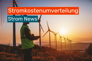 Mensch vor Sonnenrädern bei Sonnenuntergang