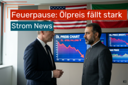 Öl-Crash senkt Strompreise: Feuerpause mit Iran entspannt die Märkte