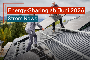 Das Bild zeigt zwei Handwerker bei der Installation von Photovoltaik-Modulen auf einem profilierten Metalldach – ein passendes Symbol für den Ausbau erneuerbarer Energien und die Energiewende in der Praxis.